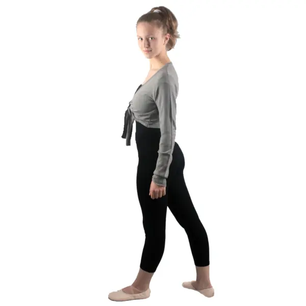 Capezio knit warm-up top