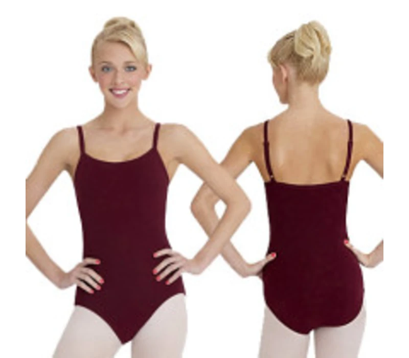 Capezio Camisole CC110B BraTek leotard with a bra - Burgundy Capezio