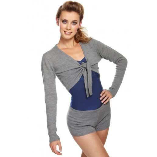 Capezio knit warm-up top