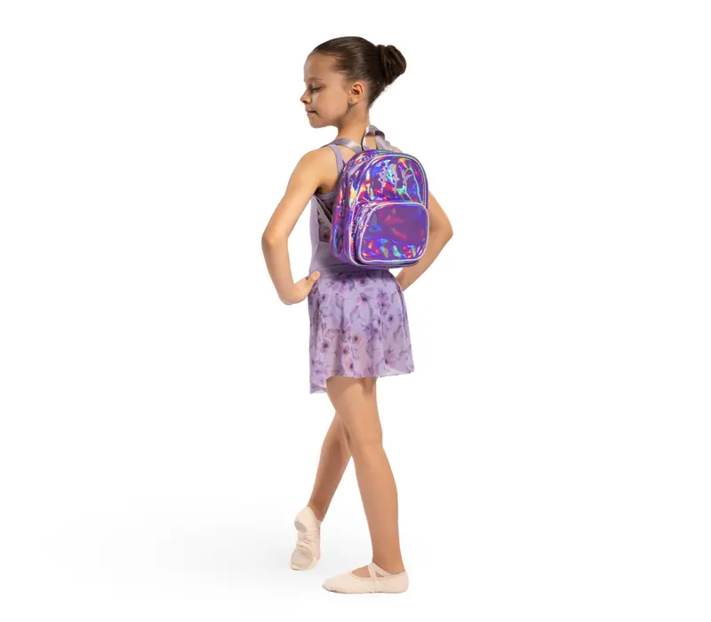 Bloch Ballerina Backpack, rainbow girls backpack - Iridescent lilac