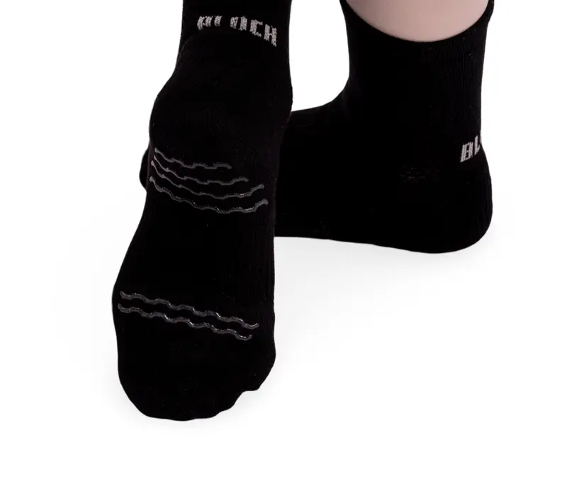 Bloch Blochsox, shorter dance socks - Black