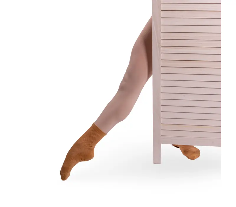 Bloch Blochsox, shorter dance socks - Nude Bloch