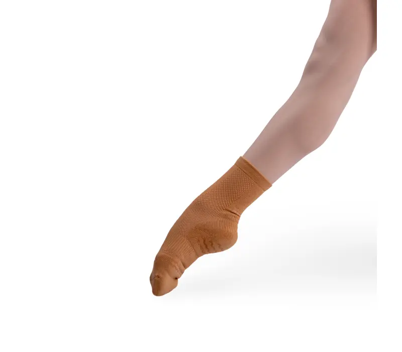 Bloch Blochsox, shorter dance socks - Nude Bloch