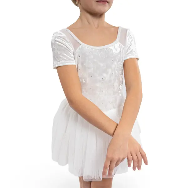 Bloch Delilah, leotard for girls with tutu skirt