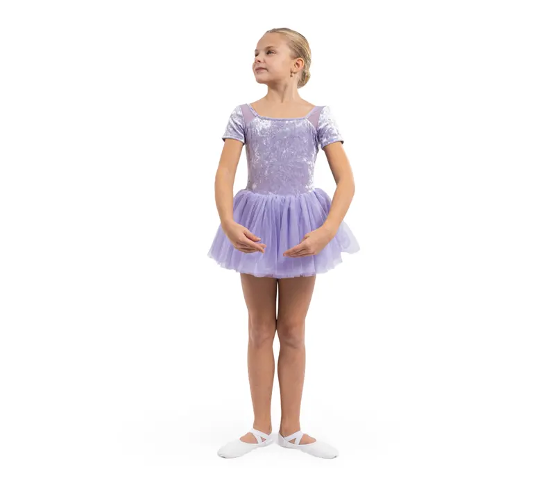 Bloch ballet, Short Sleeve Leotard - Lilac Bloch