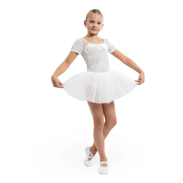 Bloch Delilah, leotard for girls with tutu skirt