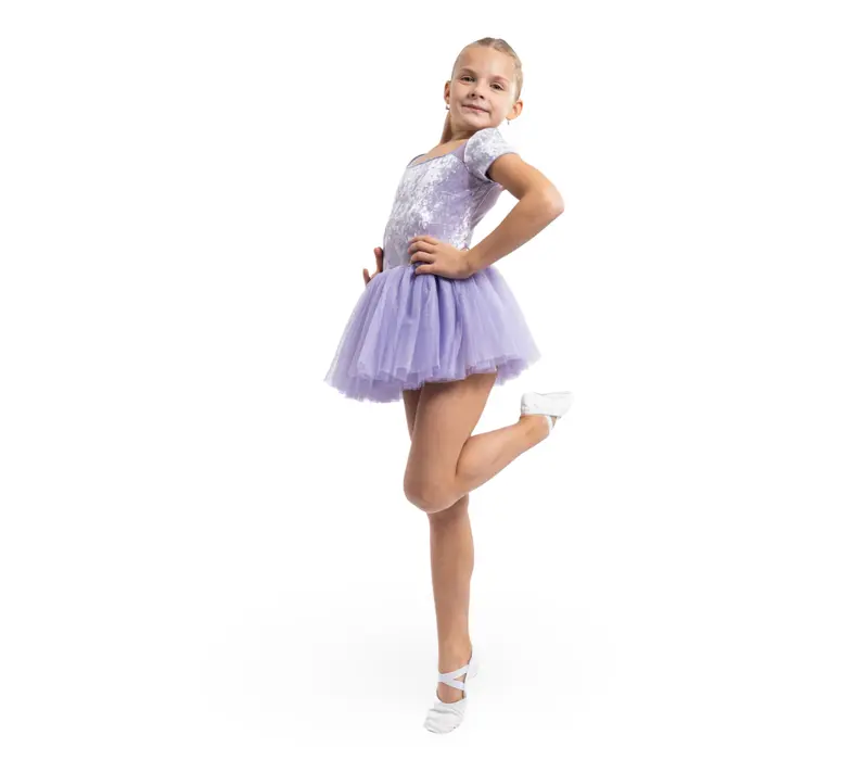 Bloch ballet, Short Sleeve Leotard - Lilac Bloch