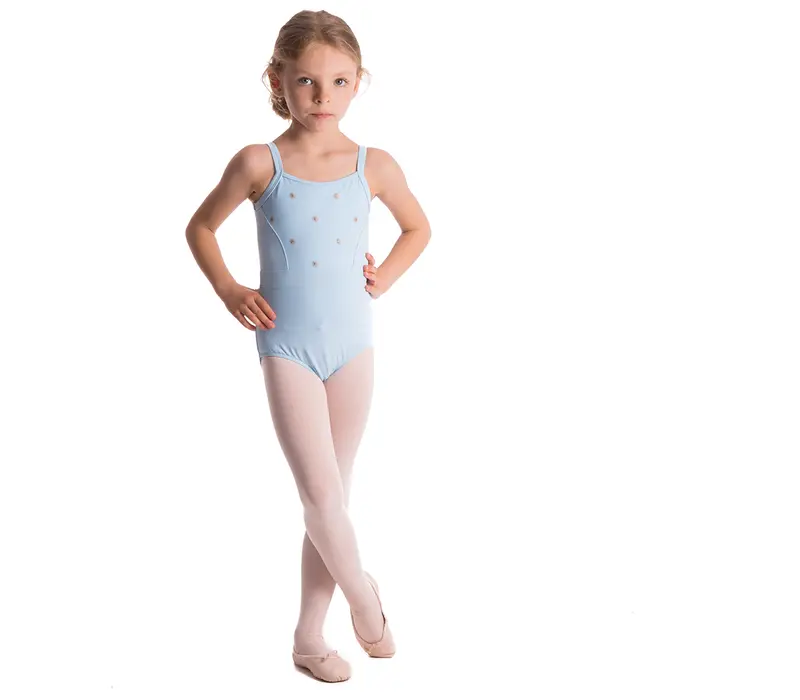 Bloch Parem, leotard for girls - Pastel Blue Bloch