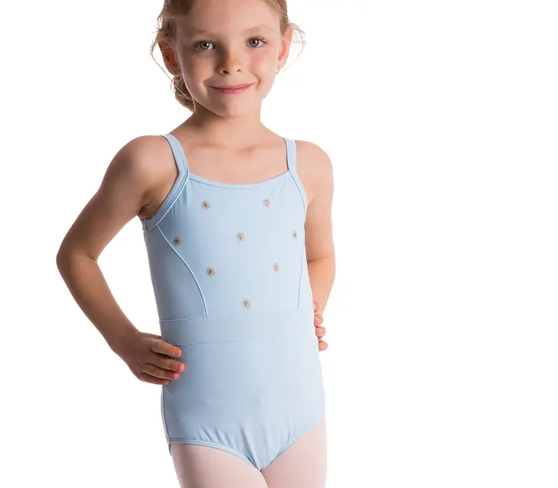 Bloch Parem, leotard for girls - Pastel Blue Bloch