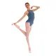 Bloch Cassia Floral leotard, women's leotard with embroidered mesh on the back - Grey Bloch