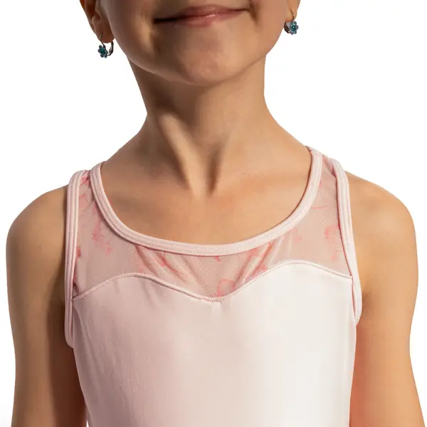 Bloch Evie Floral tank, tank leotard with tutu skirt