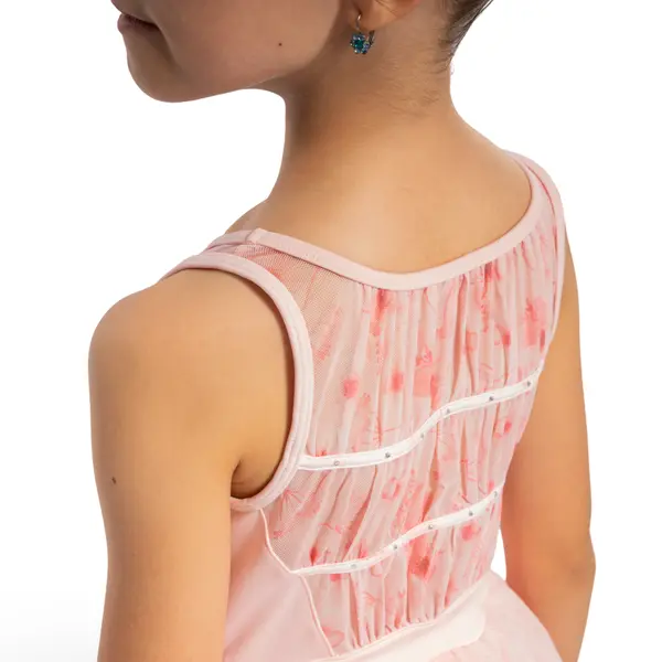 Bloch Evie Floral tank, tank leotard with tutu skirt