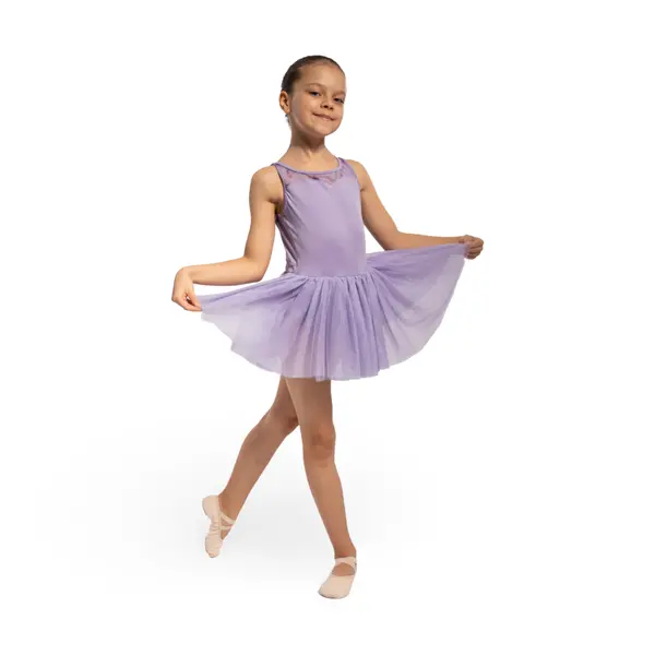 Bloch Evie Floral tank, tank leotard with tutu skirt