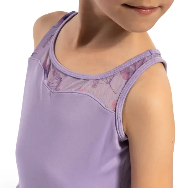 Bloch Evie Floral tank, tank leotard with tutu skirt