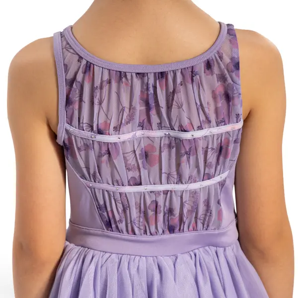 Bloch Evie Floral tank, tank leotard with tutu skirt