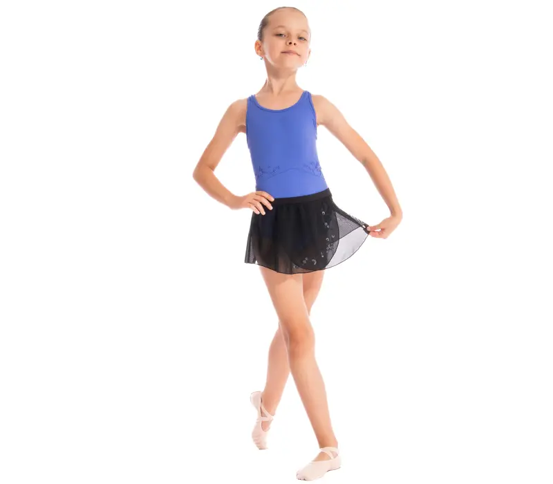 Bloch Marigold, girl's skirt with elastic waist - Black