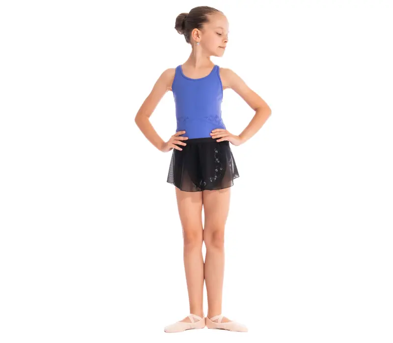 Bloch Marigold, girl's skirt with elastic waist - Black