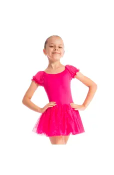 Mirella Miami tutu dress, girls leotard with tutu skirt 