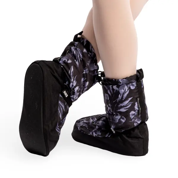 Bloch booties IM009BP printed black floral edition