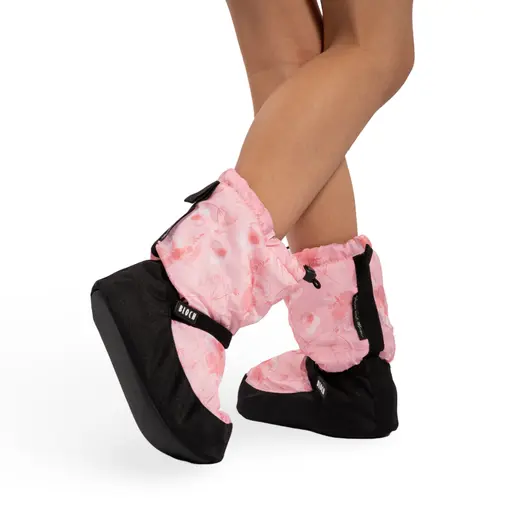 Bloch Booties edition with flower pattern, warming shoes for children