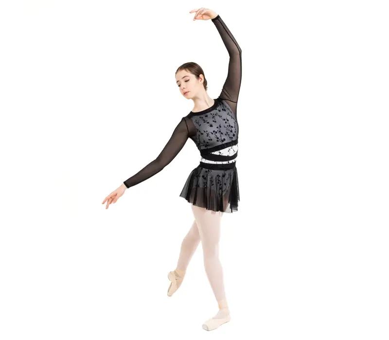 Capezio C'est la vie Fleur, women's leotard with thick shoulder straps - Cascading Florals Capezio