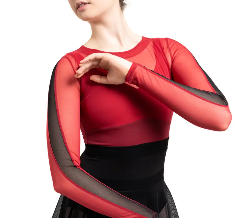 Capezio cross over felső, felső lányoknak bemelegítésre - Scarlet Capezio