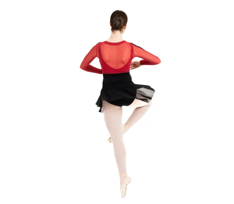 Capezio cross over felső, felső lányoknak bemelegítésre - Scarlet Capezio