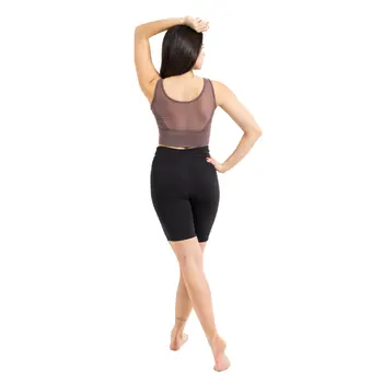 Capezio C'est La Vie Enchante Bike Short, women's thigh-high shorts - Black