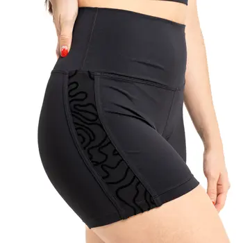 Capezio Bella Notte Vita Side Panel Short, shorts for ladies - Black