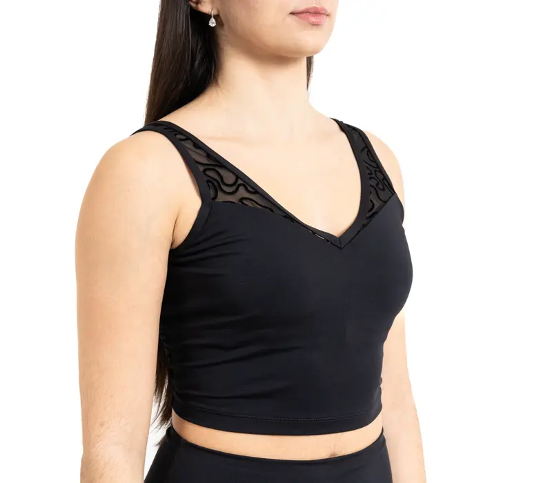 Capezio Bella Notte Dolce Tank, women's top - Black