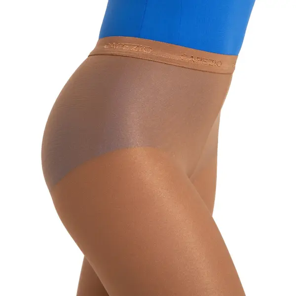 Capezio ultra shimmery, girls shiny stirrup tights