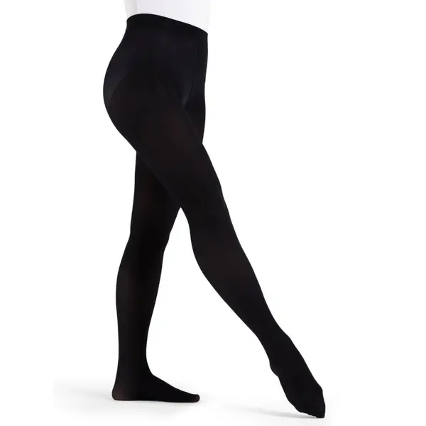 Capezio Ultra Soft tight self knit, footed women's tights