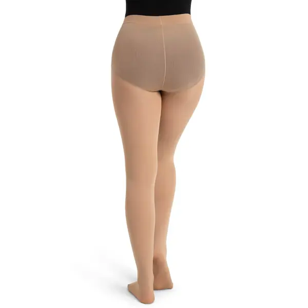 Capezio Ultra Soft tight self knit, footed women's tights