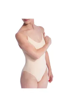 Capezio Camisole Clear straps, women's bodysuit