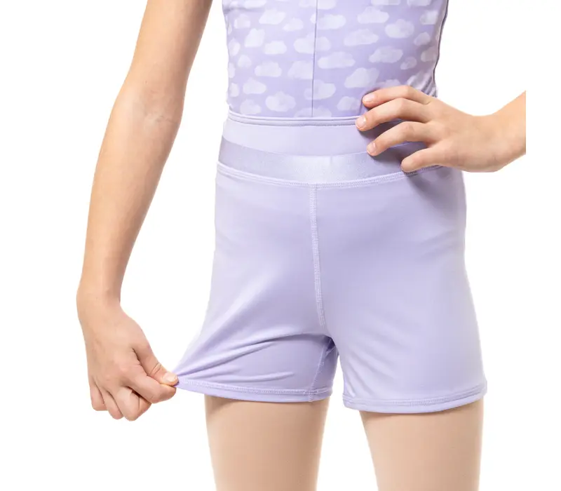 Capezio Cloud Nine Sunburst, girls short - Lavender Capezio