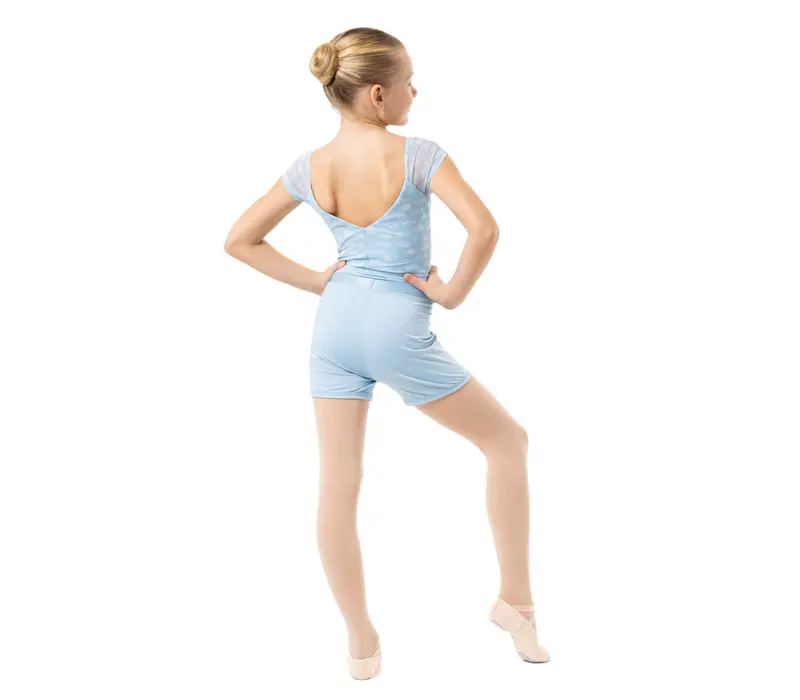 Capezio Cloud Nine Sunburst, girls short - Light blue Capezio