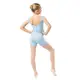 Capezio Cloud Nine Sunburst, girls short - Light blue Capezio