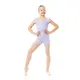 Capezio Cloud Nine Sunburst, girls short - Lavender Capezio