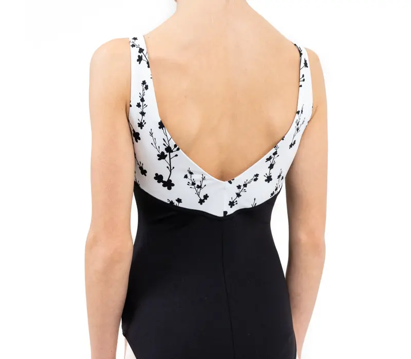 Capezio C'est La Vie Étoile Leotard, girl's leotard with thick shoulder straps - Cascading Florals Capezio