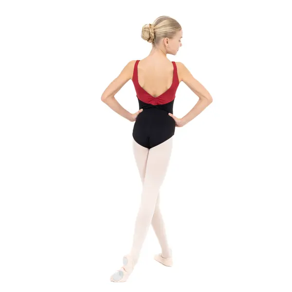 Capezio C'est La Vie Étoile Leotard, girl's leotard with thick shoulder straps