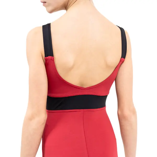 Capezio C'est La Vie Fleur, girl's leotard with thick shoulder straps