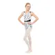 Capezio C'est La Vie Fleur, girl's leotard with thick shoulder straps