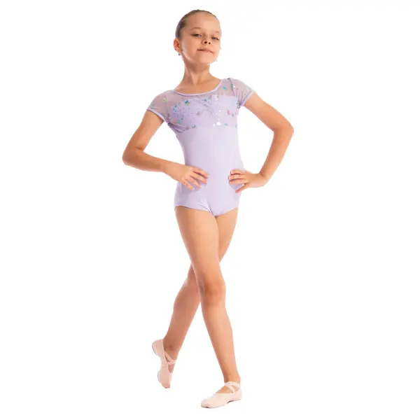 Capezio Galaxy, children's leotard with short sleeves 