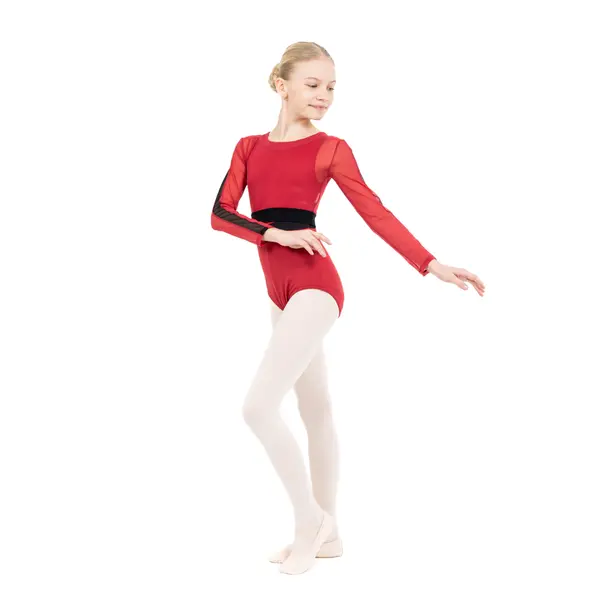 Capezio C'est La Vie Joyeux mesh cover up, girl's top