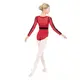 Capezio C'est La Vie Joyeux mesh cover up, girl's top - Scarlet Capezio