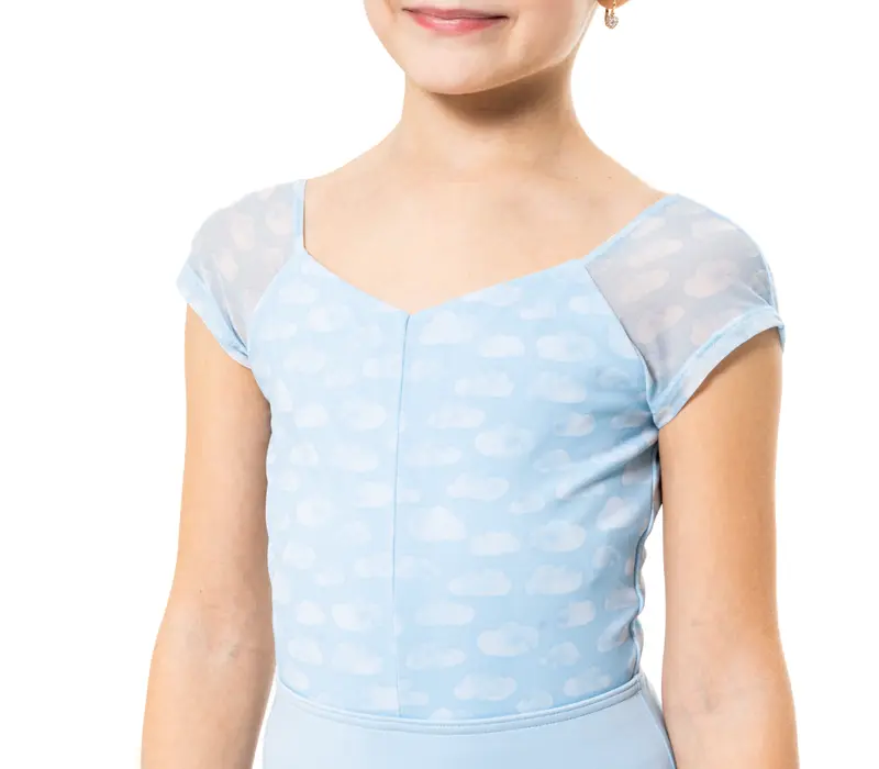 Capezio Nine Rainbow leotard, girls leotard - Light blue Capezio