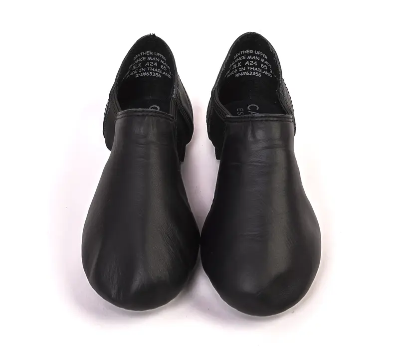 Capezio Nova, kid's slip-on jazz shoes - Black