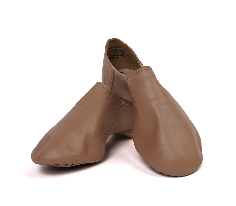 Capezio Nova, slip-on jazz shoes - Caramel