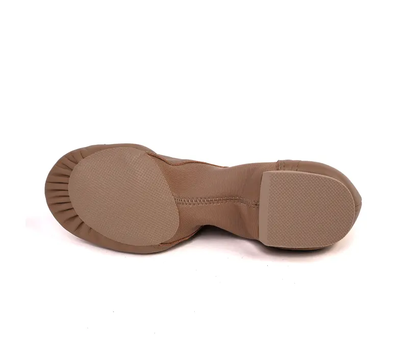 Capezio Nova, slip-on jazz shoes - Caramel