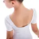 Capezio Scoop Neck Short Sleeve Leotard for children - White